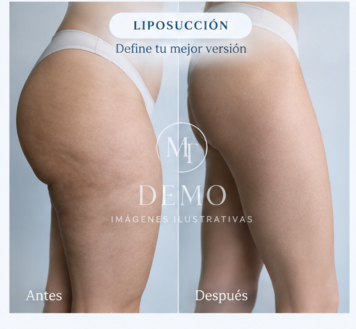 Imagen ilustrativa de liposucción